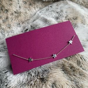 Silver Star Anklet